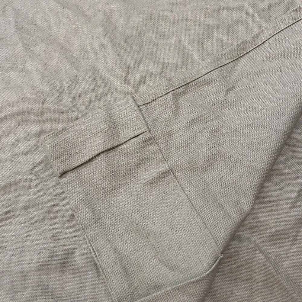 West Elm Natural Beige Curtain Panel 48